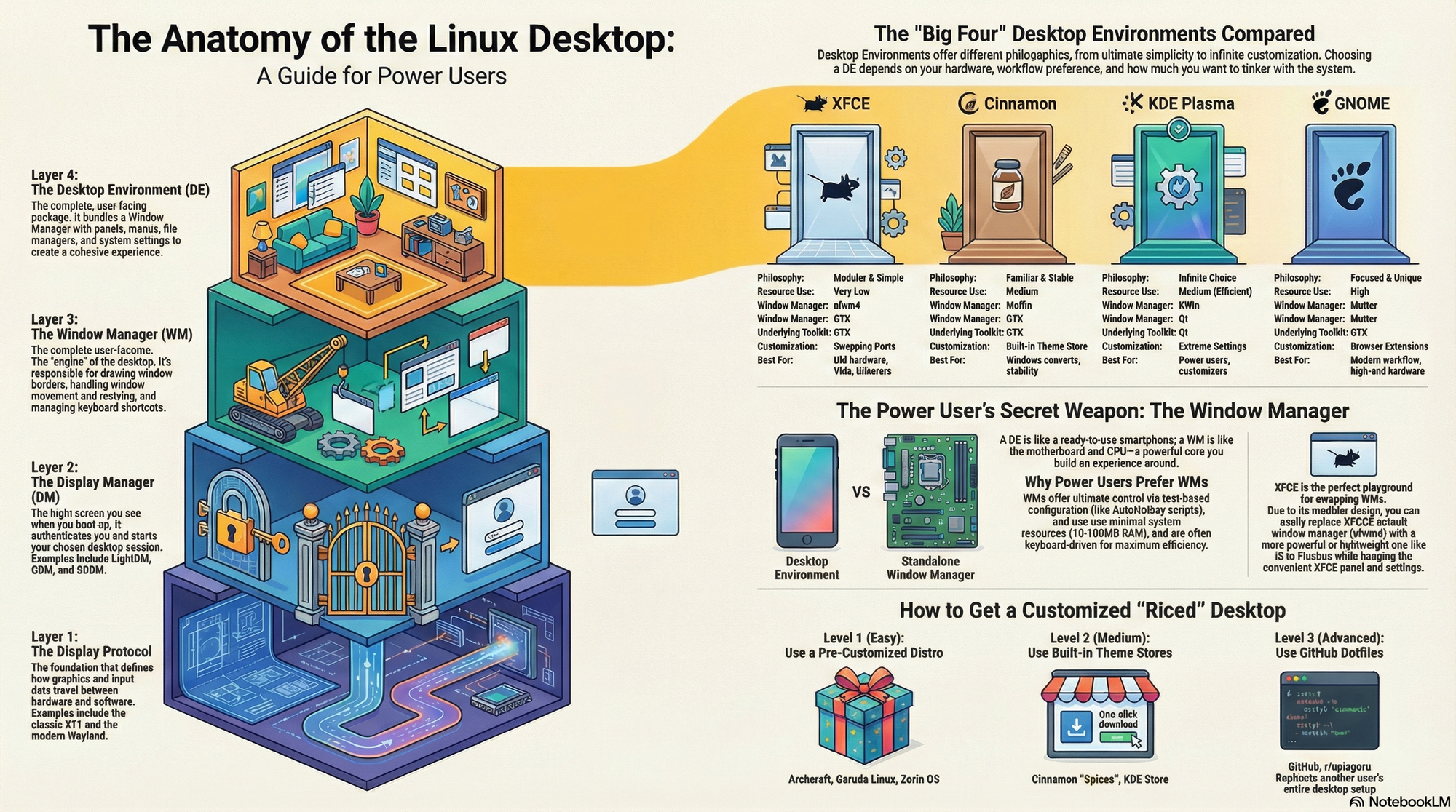 Linux 桌面環境架構深度解析